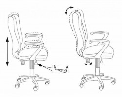 Кресло Бюрократ CH-540AXSN/TW-11 черный TW-11-foto4