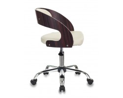 Кресло Бюрократ CH-370SL светло-бежевый эко.кожа крестовина металл хром-foto2