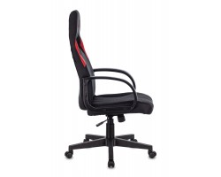 Кресло игровое Zombie RUNNER черный/красный эко.кожа крестовина пластик-foto3