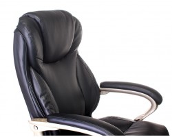 Кресло руководителя Бюрократ T-9916/BLACK черный рец.кожа/кожзам-foto9