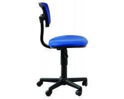 Кресло Бюрократ CH-299/BL/15-10 спинка сетка синий сиденье темно-синий 15-10-foto2