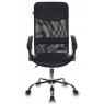Кресло руководителя Бюрократ CH-600/OR-16 спинка сетка черный сиденье черный Or-16 искусственная кожа крестовина хром