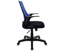 Кресло Бюрократ CH-500 спинка сетка синий сиденье черный TW-11 сетка/ткань-foto2