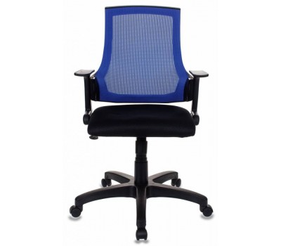 Кресло Бюрократ CH-500 спинка сетка синий сиденье черный TW-11 сетка/ткань
