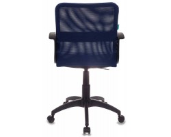 Кресло Бюрократ CH-590/BL/BLACK спинка сетка синий сиденье черный искусственная кожа-foto3