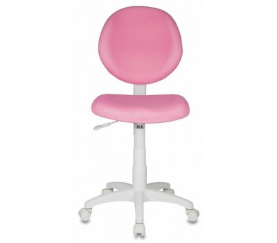 Кресло детское Бюрократ KD-W6 розовый TW-13A (пластик белый)