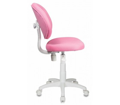 Кресло детское Бюрократ KD-W6 розовый TW-13A (пластик белый)