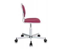 Кресло детское Бюрократ KD-1/26-31 без подлокотников розовый 26-31 крестовина металл-foto3