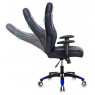 Кресло игровое Бюрократ VIKING-3/BL+BLUE черный/синий искусственная кожа