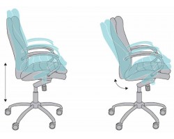 Кресло руководителя Бюрократ T-9950AXSN/Black натуральная кожа-foto2