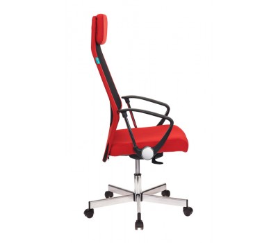 Кресло руководителя Бюрократ T-995HOME/RED черный/красный TW-01 сетка/ткань крестовина металл