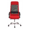 Кресло руководителя Бюрократ T-995HOME/RED черный/красный TW-01 сетка/ткань крестовина металл
