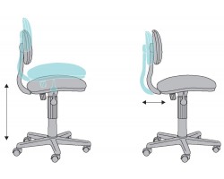 Кресло детское Бюрократ CH-W201NX/GRLAND зеленый луг GRLAND-foto5