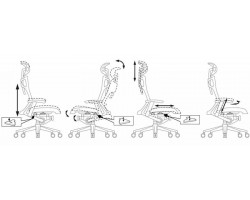 Кресло руководителя Бюрократ 811/Black черный клетка сетка крестовина алюминий-foto4