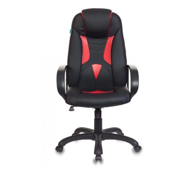 Кресло игровое Zombie Viking-8 черный/красный эко.кожа крестовина пластик
