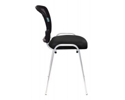 Стул Бюрократ ВИКИ МЕТ черный TW-01 3C11 сетка/ткань-foto2