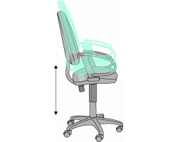 Кресло Бюрократ CH-300 бордовый JP-15-6-foto4