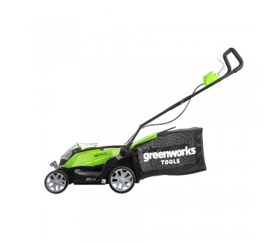 Аккумуляторная газонокосилка Greenworks G40LM35K4