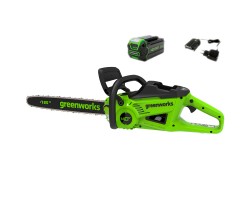 Аккумуляторная цепная пила Greenworks GD40CS20Xk4 40v-foto2
