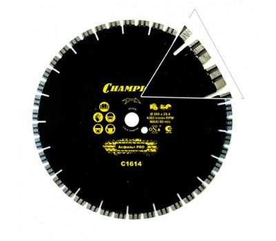 Алмазный диск Champion Asphalt Runner 350 mm 25,4