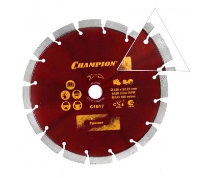 Алмазный диск Champion универсальный Marathon PRO 230 mm 22,23