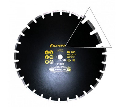 Алмазный диск Champion Asphafight PRO 500 mm 25,4