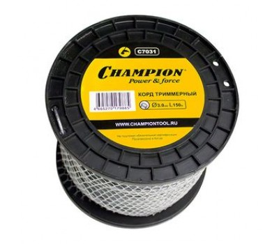 Леска для триммера (корд) 3 ММ. ROUND PRO (БЕСШУМНАЯ) - 150 МЕТРОВ