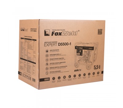 Дизельный генератор FoxWeld Expert D5500-1