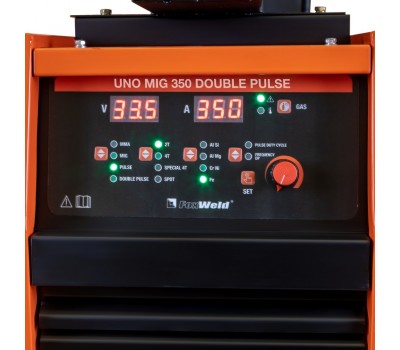 Сварочный полуавтомат UNO MIG 350 DOUBLE PULSE (Источник питания+МП+Тележка+БЖО - 2 упак.)