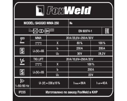 Сварочный аппарат SAGGIO MMA 250-foto7