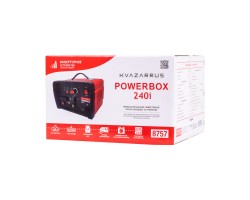Инверторное пуско-зарядное устройство KVAZARRUS PowerBox 240i, таймер, цветная коробка-foto7