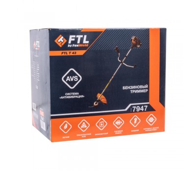 Бензотриммер FTL T 43, стартер STD / неразборная штанга для бензотриммера FTL T 43
