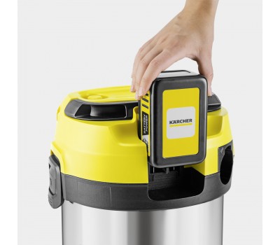 Аккумуляторный хозяйственные пылесосы WD 3-18 S Karcher Аккумуляторный хозяйственные пылесосы WD 3-18 S Karcher