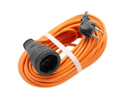 Удлинитель-шнур силовой 20 м, 16А, тип УХ16, ПВС, 1 розетка без заземления Сибртех