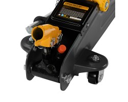 Домкрат гидравлический подкатной с фиксатором, 2 т, 130-330 мм Denzel-foto9