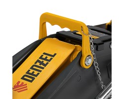 Домкрат гидравлический подкатной с фиксатором, 2,8 т, 135-385 мм, в кейсе Denzel-foto9