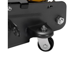 Домкрат гидравлический подкатной с фиксатором, 2,8 т, 135-385 мм, в кейсе Denzel-foto8