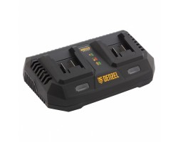 Устройство зарядное для аккумуляторов IBC-18-3.0-2, Li-Ion, 18В, 3.0 А, для двух батарей Denzel