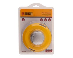 Катушка триммерная полуавтоматическая, легкая заправка лески, гайка M10x1.25, винт M10-M10, алюминиевая кнопка Denzel-foto6