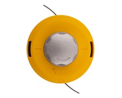 Катушка триммерная полуавтоматическая, легкая заправка лески, гайка M10x1.25, винт M10-M10, алюминиевая кнопка Denzel-foto7