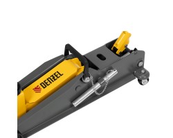 Домкрат гидравлический подкатной с фиксатором, 3 т, 190-532 мм, SUV/ Denzel-foto19