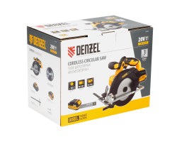 Пила циркулярная аккумуляторная CCSH-20-165, 165 мм, Li-Ion, 20 В// Denzel-foto7