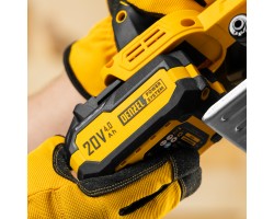 Пила циркулярная аккумуляторная CCSH-20-165, 165 мм, Li-Ion, 20 В// Denzel-foto36