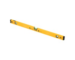 Уровень алюминиевый, магнит, фрезерованный, 3 глазка (1 зеркал.) 0,5 мм/м, 800 мм Denzel-foto2