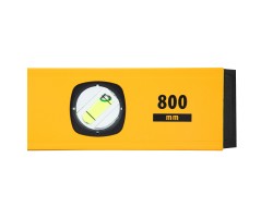 Уровень алюминиевый, магнит, фрезерованный, 3 глазка (1 зеркал.) 0,5 мм/м, 800 мм Denzel-foto9