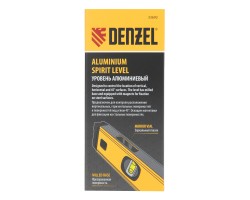 Уровень алюминиевый, магнит, фрезерованный, 3 глазка (1 зеркал.) 0,5 мм/м, 800 мм Denzel-foto13