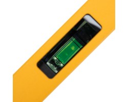 Уровень алюминиевый, магнит, фрезерованный, 3 глазка (1 зеркал.) 0,5 мм/м, 800 мм Denzel-foto10