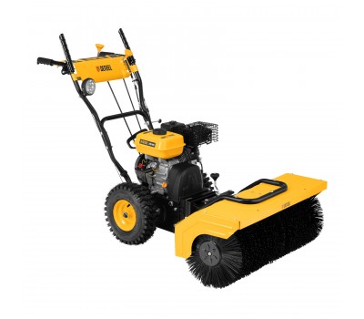 Гибридная снегоуборочная машина с функц. подметания SWB-800, 212 сс, руч. старт, 2 насадки// Denzel