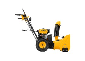 Гибридная снегоуборочная машина с функц. подметания SWB-800, 212 сс, руч. старт, 2 насадки// Denzel-foto6