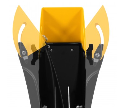 Гибридная снегоуборочная машина с функц. подметания SWB-800, 212 сс, руч. старт, 2 насадки// Denzel